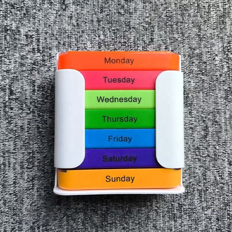 Limited Time: 30% OFF 🔥Portable 7-Day Medicine Box - 28 Compartments Custom Food-Grade Plastic Weekly Pill Storage Box