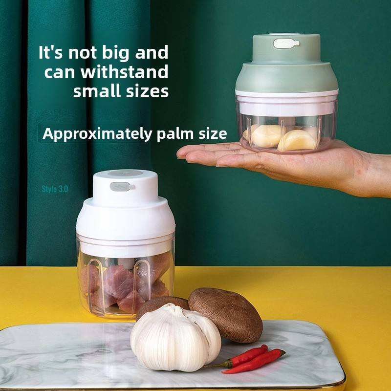 2026 New Mini Electric Food Chopper - Silent USB Charging, Compact Portable Garlic Chopper Kitchen Assistant