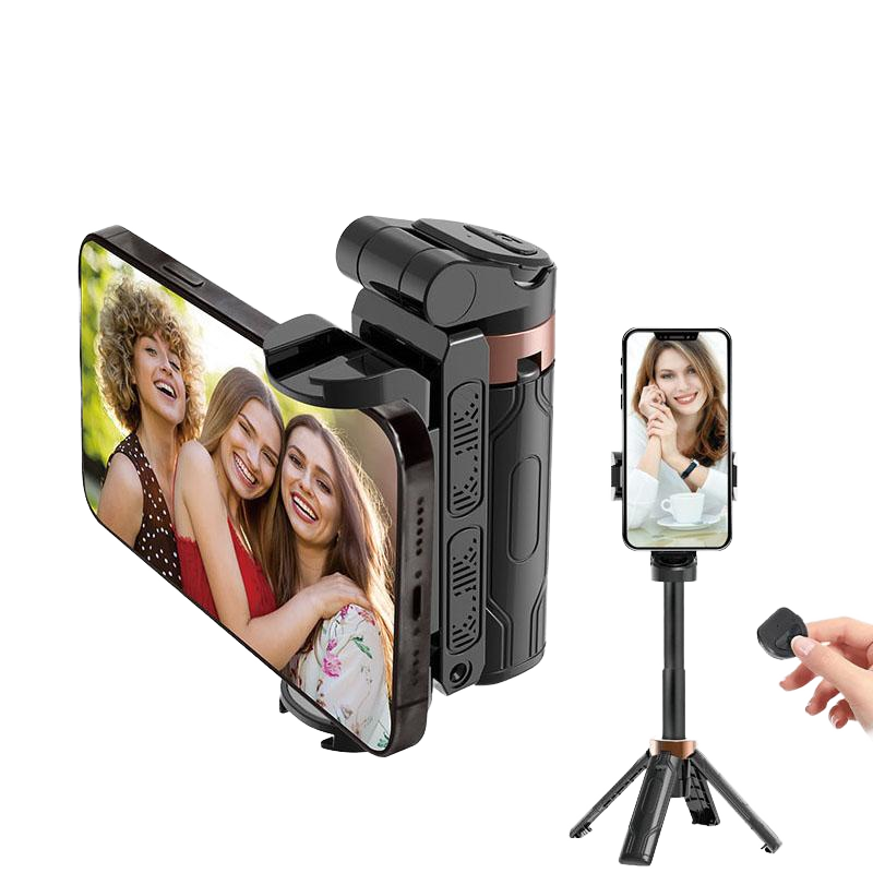 Limited Time: 30% OFF 🔥Mini Selfie Stick Foldable 3 in 1 Extendable Grip Phone Shooting Tripod Stand with BT Remote Control