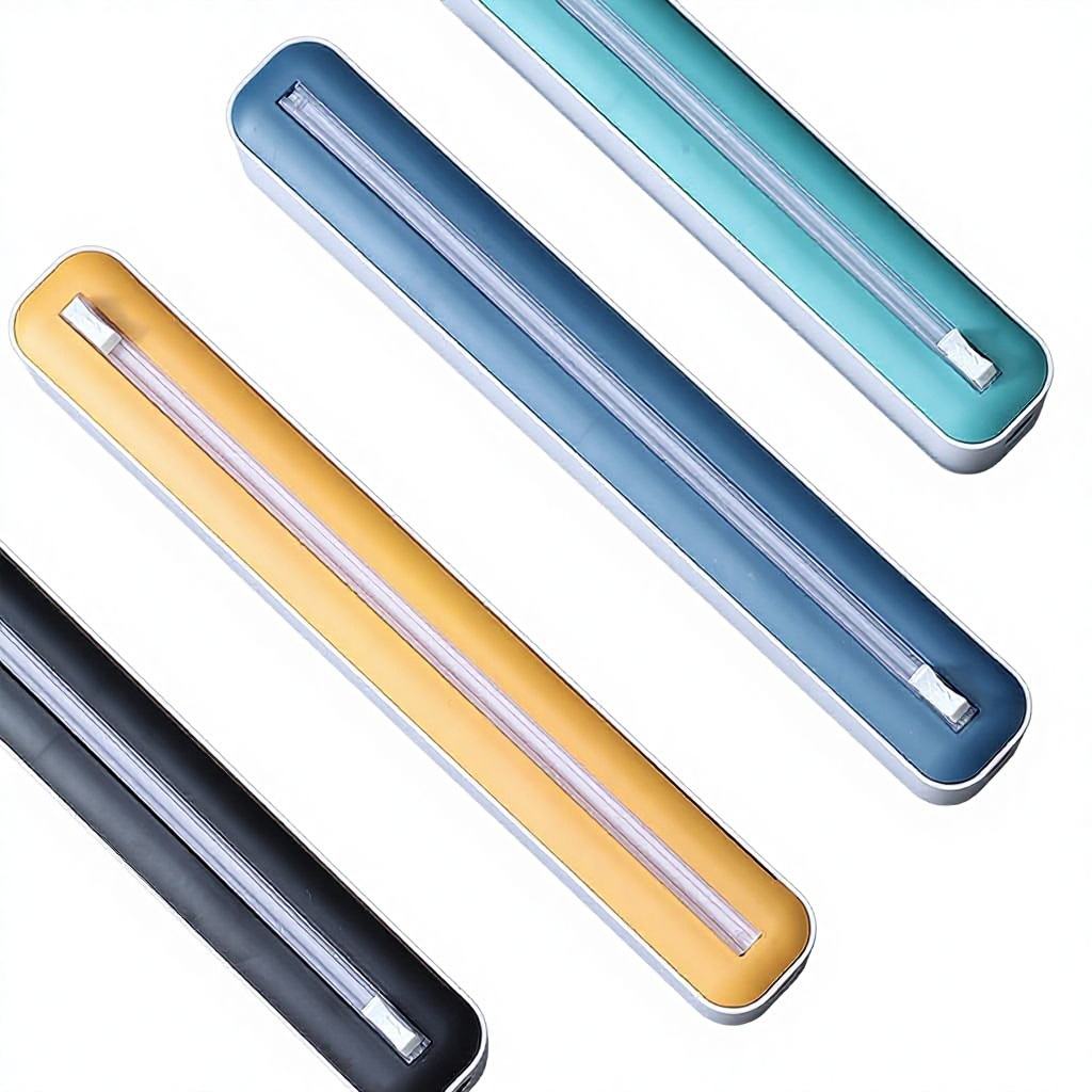 2 in 1 Food Film Dispenser Wrap Dispenser With Cutter Storage Box - Cuts Cling Film & Aluminum Foil, Adjustable-Final 4 Hours: 50%OFF 🔥
