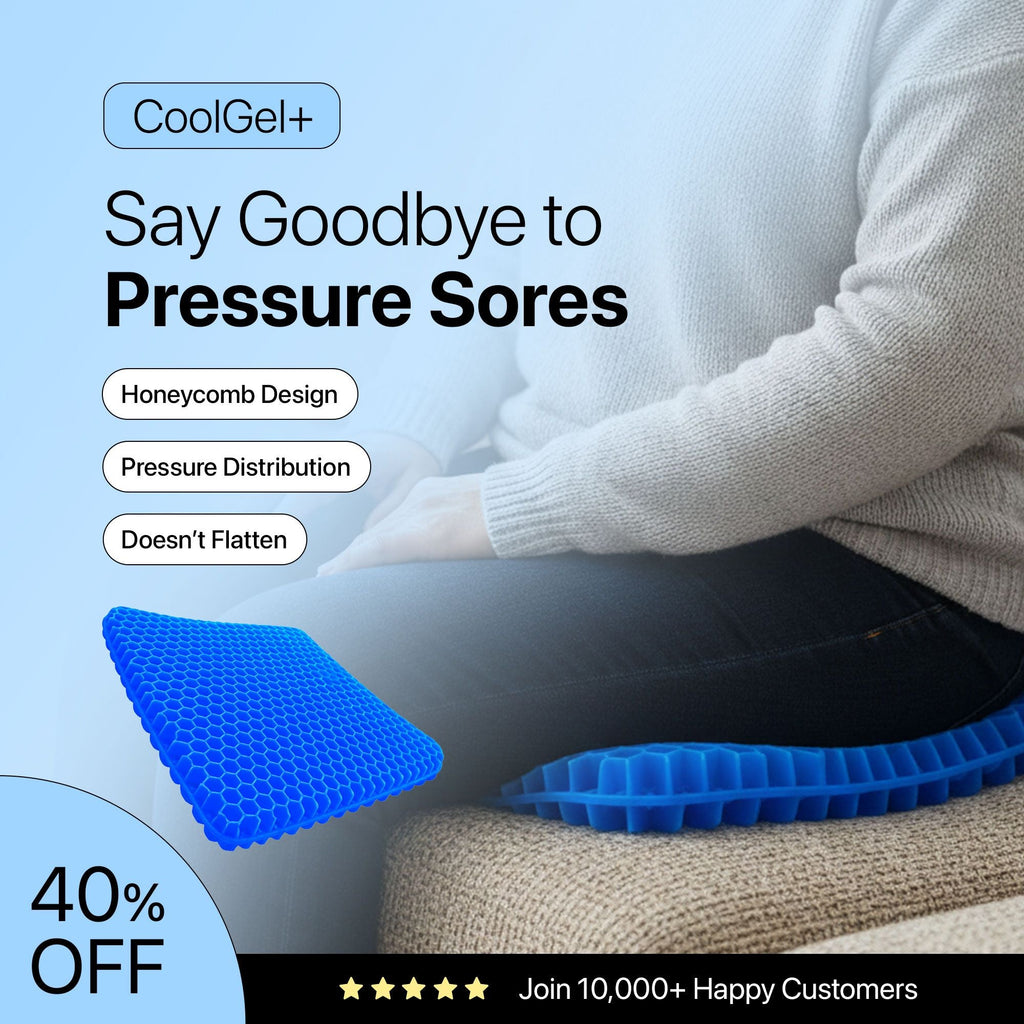 Honeycomb Gel Seat Cushion | Pressure Relief & Cool Comfort