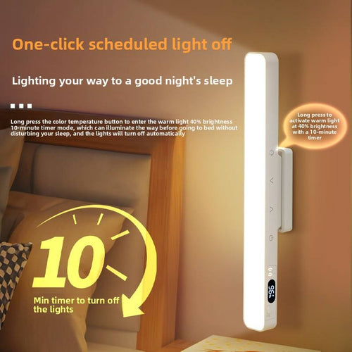 2026 Upgraded AA Eye-Care Light Source | Strong Magnetic Detachable Mount | Sensitive Touch Dimming | Ultra Long Standby Battery | Wireless Portable Strip Lamp for Dorm, Office, Vanity & Bedside Reading