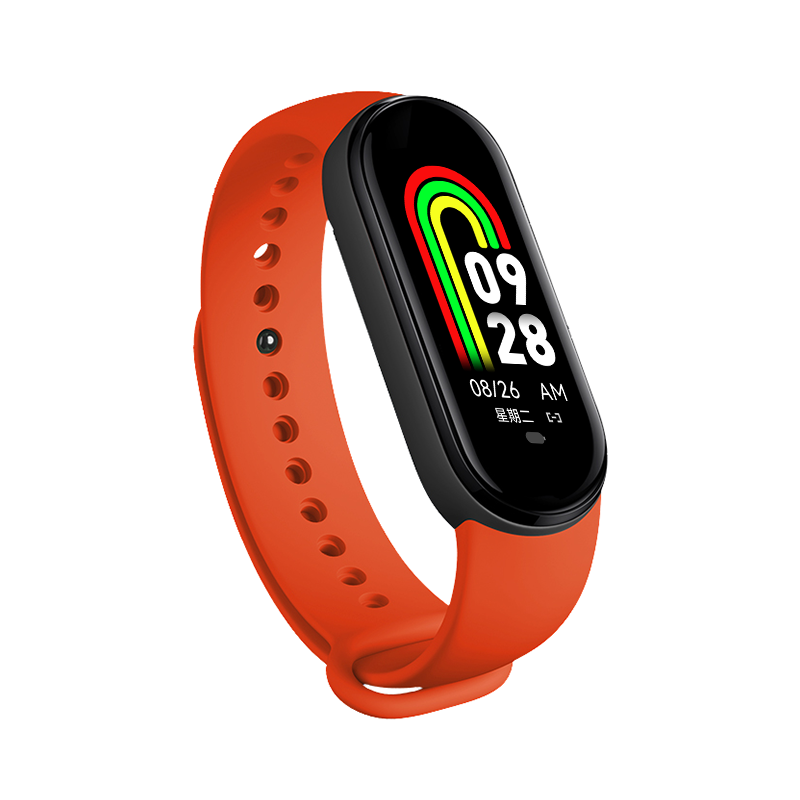 M8 D20 Smart Band, USB Direct Charging Smart Watch Bracelet, Sports Fitness Tracker with Live Wallpaper, Heart Rate Monitor & Pedometer