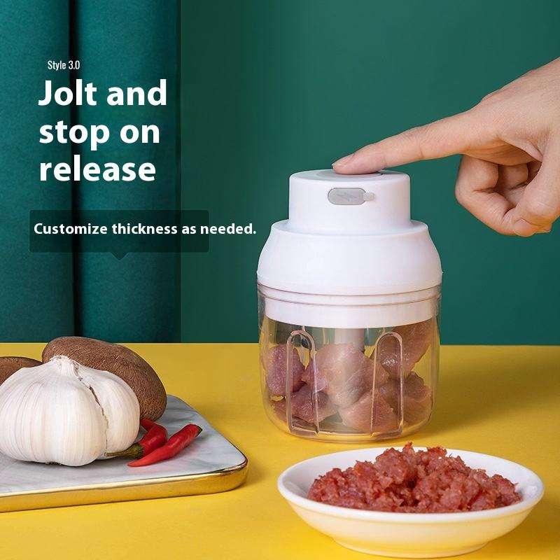 2026 New Mini Electric Food Chopper - Silent USB Charging, Compact Portable Garlic Chopper Kitchen Assistant