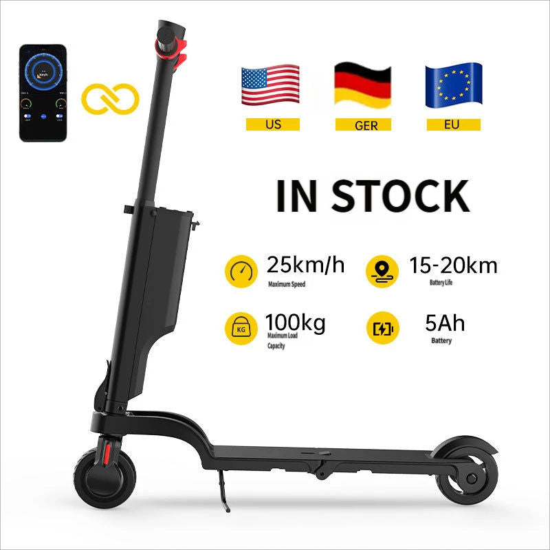New Mini Foldable High Speed Intelligent Electronic Aluminum Alloy Electric Scooter Lithium Battery Balance Car for Shared