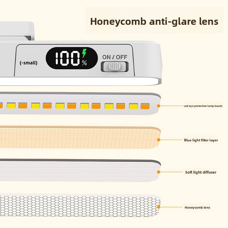 2026 Upgraded AA Eye-Care Light Source | Strong Magnetic Detachable Mount | Sensitive Touch Dimming | Ultra Long Standby Battery | Wireless Portable Strip Lamp for Dorm, Office, Vanity & Bedside Reading