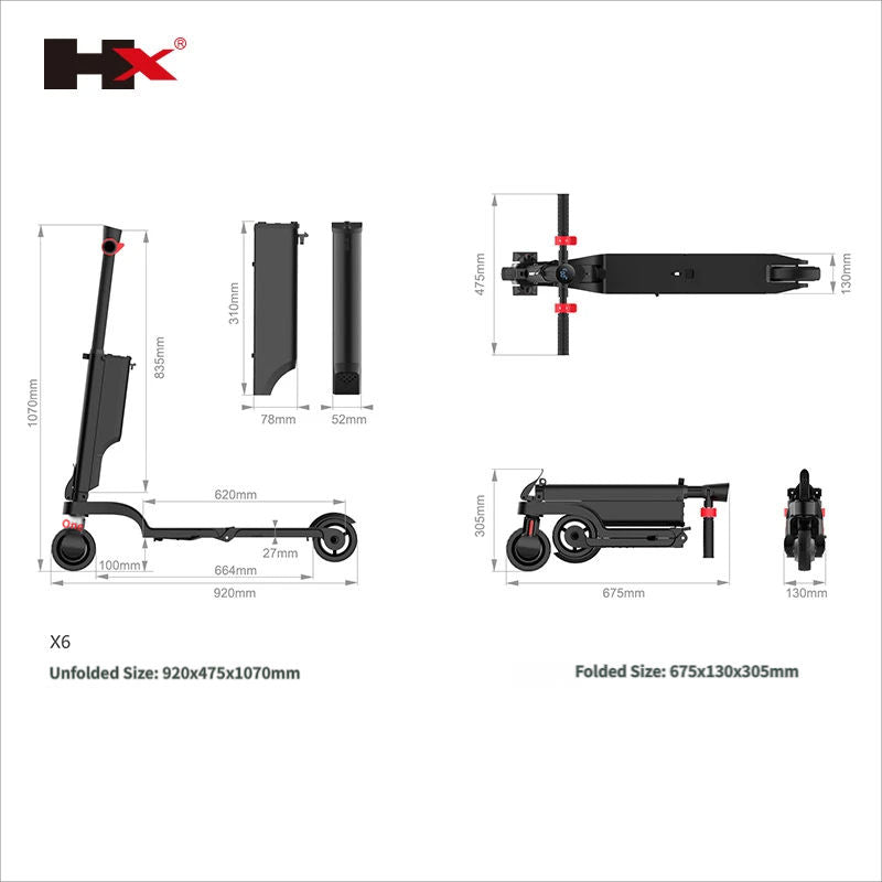 New Mini Foldable High Speed Intelligent Electronic Aluminum Alloy Electric Scooter Lithium Battery Balance Car for Shared