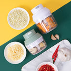 2026 New Mini Electric Food Chopper - Silent USB Charging, Compact Portable Garlic Chopper Kitchen Assistant