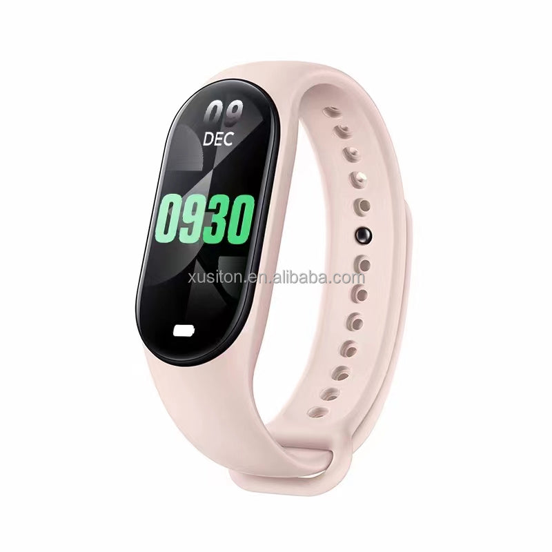 M8 D20 Smart Band, USB Direct Charging Smart Watch Bracelet, Sports Fitness Tracker with Live Wallpaper, Heart Rate Monitor & Pedometer