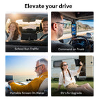🍃Limited-Time Offer🔥11.4" Portable Touch Screen Car GPS Navigator🍃 4K Ultra HD LCD Car Display, Wireless CarPlay & Android Auto, Worldwide Map Support, USB Plug and Play Car Entertainment System with 1 Year Warranty