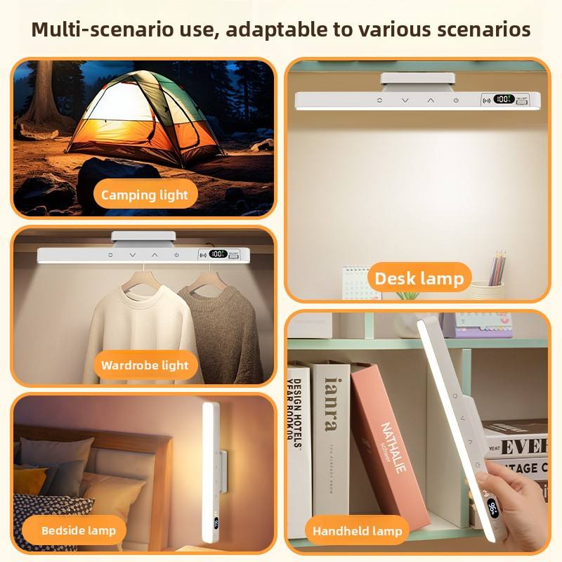 2026 Upgraded AA Eye-Care Light Source | Strong Magnetic Detachable Mount | Sensitive Touch Dimming | Ultra Long Standby Battery | Wireless Portable Strip Lamp for Dorm, Office, Vanity & Bedside Reading