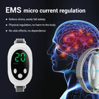 2026 New Handheld Microcurrent Sleep Aid Device, EMS Low Frequency Pulse Palm Massager, Portable Smart Sleep Instrument for Insomnia, Stress & Anxiety Relief