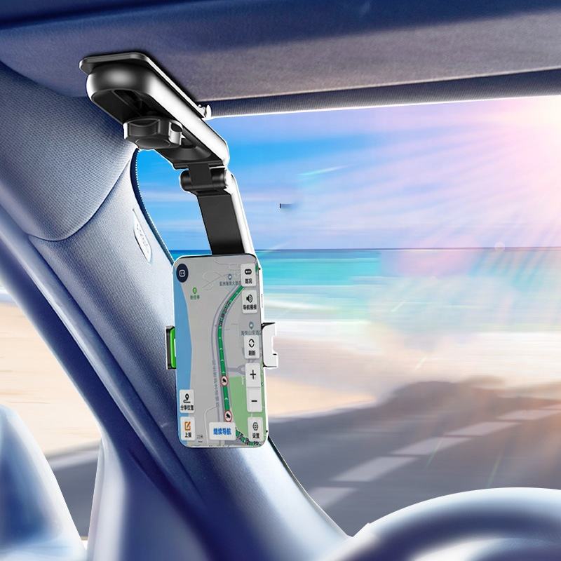Limited Time: 40% OFF 🔥Multi-Functional Rotating Phone Mount, Clip-On Car Visor Holder & Kitchen Stand for Versatile Use