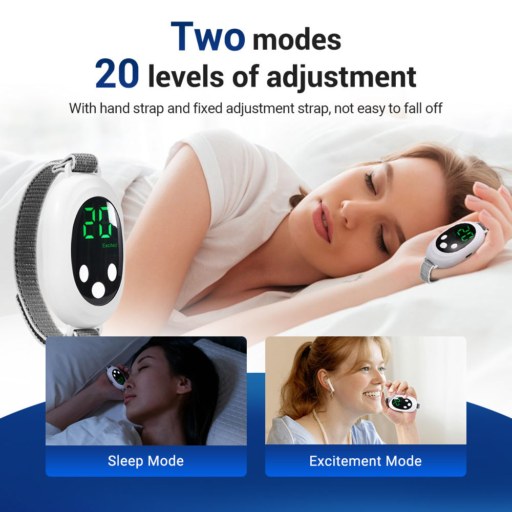 2026 New Handheld Microcurrent Sleep Aid Device, EMS Low Frequency Pulse Palm Massager, Portable Smart Sleep Instrument for Insomnia, Stress & Anxiety Relief