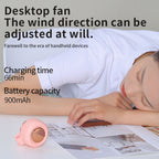 Limited Time: 30% OFF 🔥2 in 1 Waist Clip & Neck Bladeless Fan, 3 Speeds Adjustable Quiet Mini Portable Cooling Fan, 360° Rotate Hands-Free USB Rechargeable Personal Fan for Outdoor Travel Working