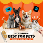 3 in 1 Pet Steam Brush | Rechargeable, Self-Cleaning, Deshedding & Massage Tool for Dogs & Cats-Final 3 Hours: 30%OFF 🔥