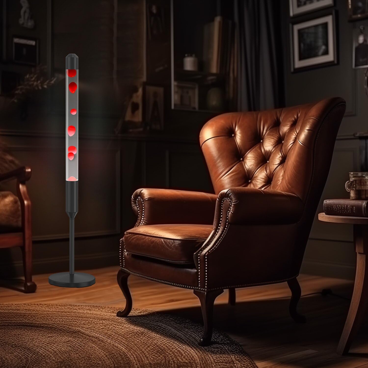 Big Promotion for Sales Boost🔥🔥🔥59-Inch Liquid Motion Lamp, Magma Lamp, Mood Relaxation Light, Purple Wax, Aluminum Alloy and Tempered Glass, Suitable for Home Decoration, Living Room, Office, Bedroom, Cafe