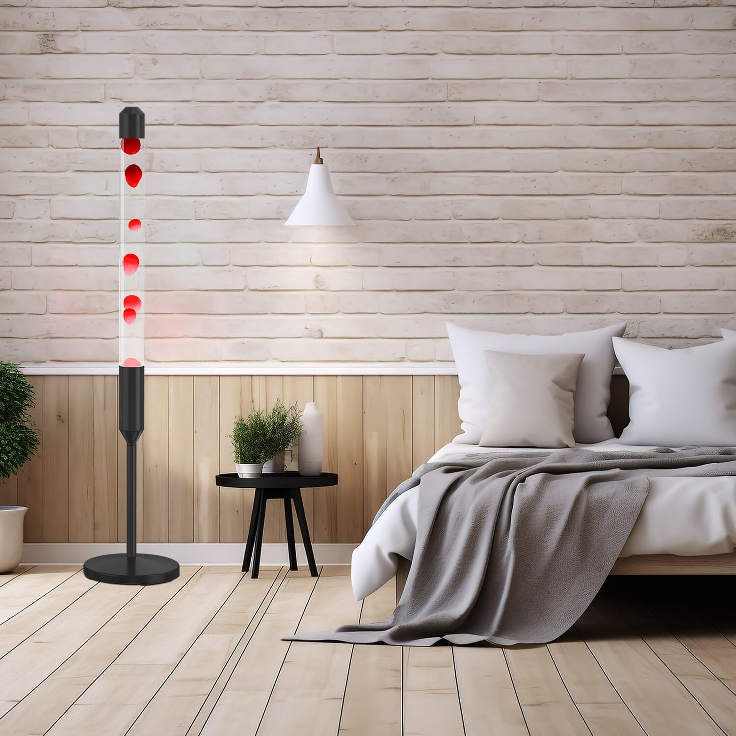 Big Promotion for Sales Boost🔥🔥🔥59-Inch Liquid Motion Lamp, Magma Lamp, Mood Relaxation Light, Purple Wax, Aluminum Alloy and Tempered Glass, Suitable for Home Decoration, Living Room, Office, Bedroom, Cafe