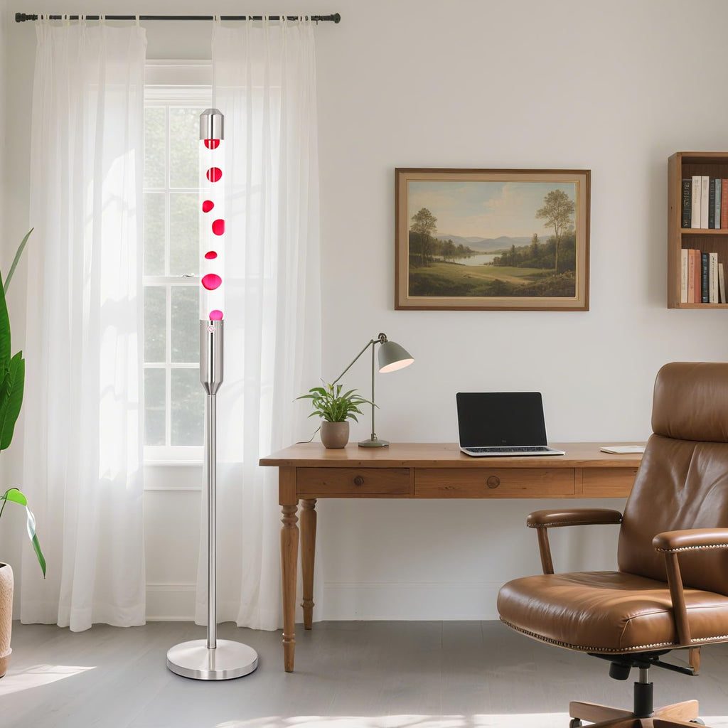 Big Promotion for Sales Boost🔥🔥🔥59-Inch Liquid Motion Lamp, Magma Lamp, Mood Relaxation Light, Purple Wax, Aluminum Alloy and Tempered Glass, Suitable for Home Decoration, Living Room, Office, Bedroom, Cafe