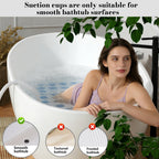 Bubble Bath Mat for Bathtub, Tub Spa Massager | Washable Soft Pillow & 6-Speed Motorized Air Pump, Warm Bubbles, Remote Control, Non-Slip Whirlpool Bathtub Spa Mat
