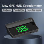 2026 New Car HUD Head Up Display | GPS Speedometer, HD Display, KMH/MPH Switchable, Multifunctional Car Navigation Projector