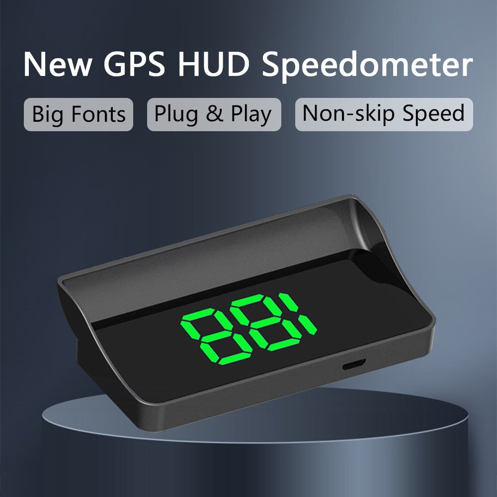 2026 New Car HUD Head Up Display | GPS Speedometer, HD Display, KMH/MPH Switchable, Multifunctional Car Navigation Projector