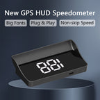 2026 New Car HUD Head Up Display | GPS Speedometer, HD Display, KMH/MPH Switchable, Multifunctional Car Navigation Projector