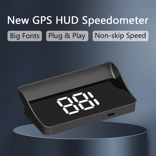 2026 New Car HUD Head Up Display | GPS Speedometer, HD Display, KMH/MPH Switchable, Multifunctional Car Navigation Projector