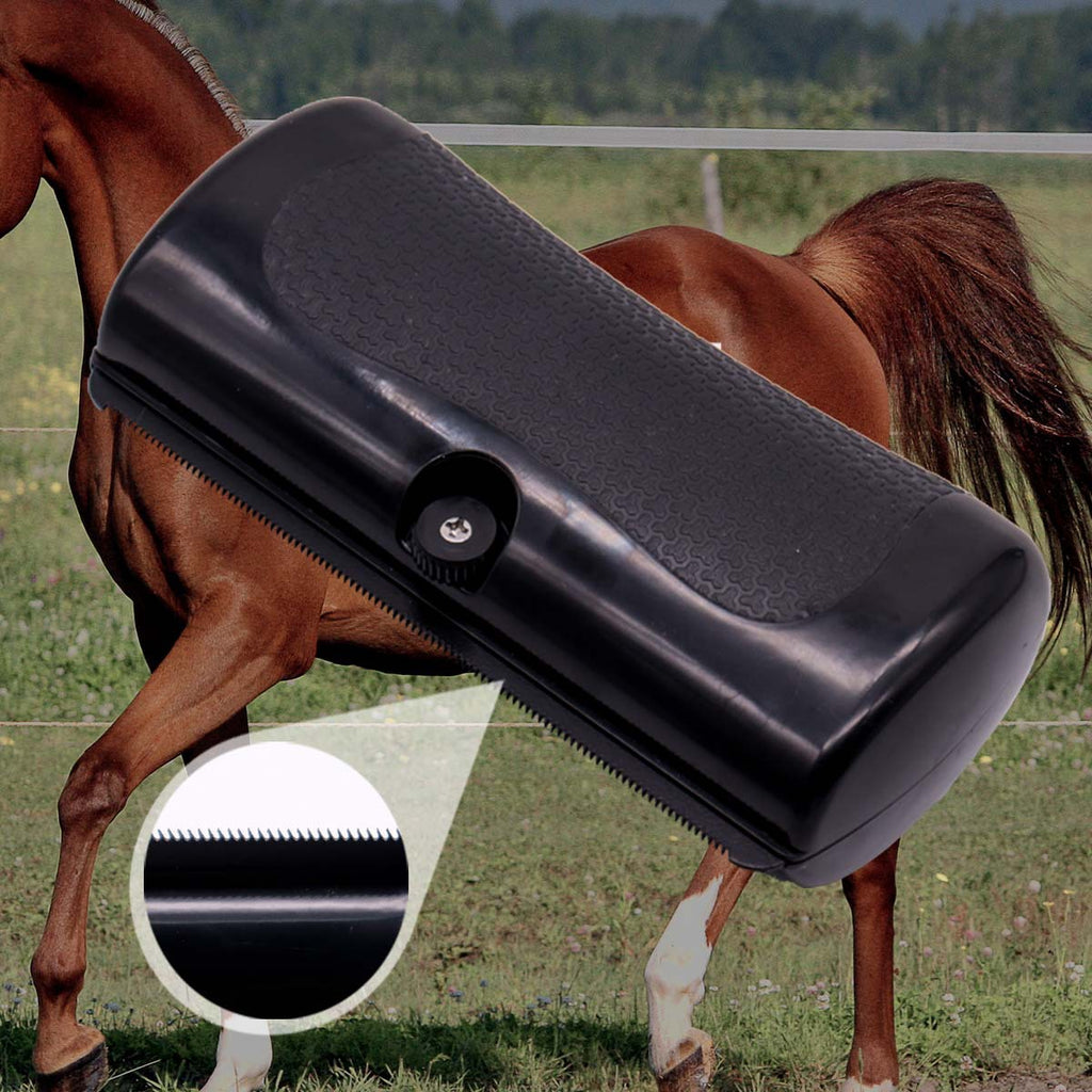 Deshedding Brush for Dogs, Cats & Horses | 95% Less Loose Hair, Gentle Grooming Tool
