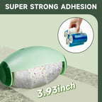 Portable Reusable Lint Roller | Washable Hair Remover, Strong Adhesive for Clothes & Pet Fur, Home Travel Lint Brush