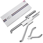 6D Hair Extensions Machine kit,1st Generation 10 pin 6D Hair Extension Gun, Invisible Seamless No-Trace Hair Extensions Tool with Pliers for Salon