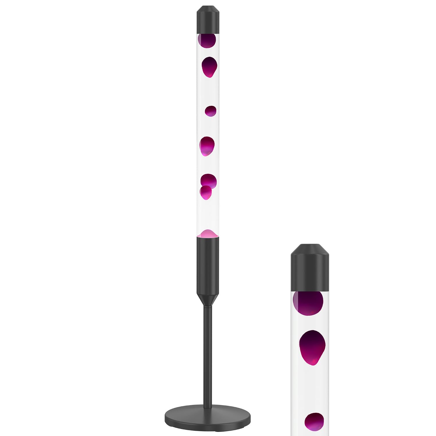 Big Promotion for Sales Boost🔥🔥🔥59-Inch Liquid Motion Lamp, Magma Lamp, Mood Relaxation Light, Purple Wax, Aluminum Alloy and Tempered Glass, Suitable for Home Decoration, Living Room, Office, Bedroom, Cafe
