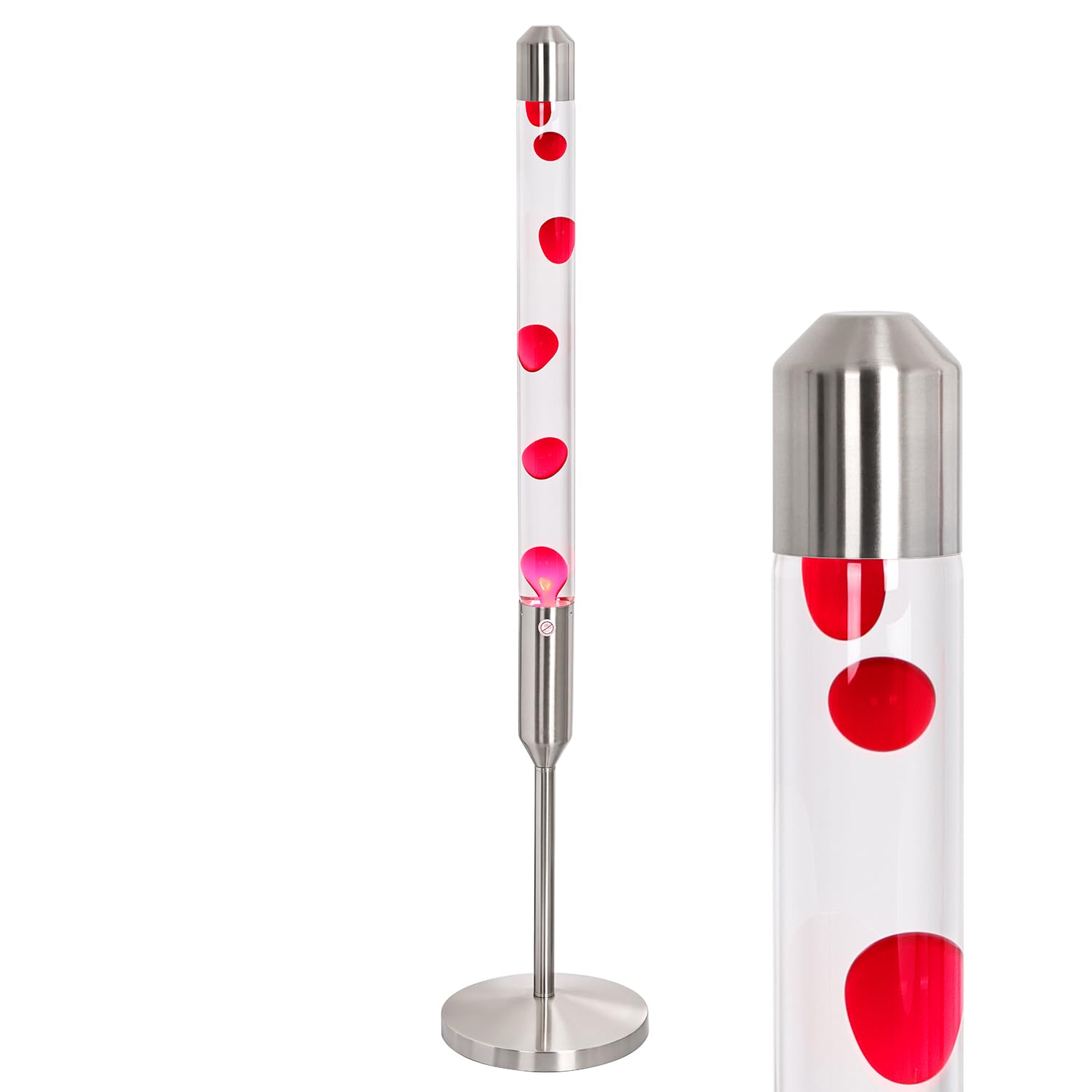 Big Promotion for Sales Boost🔥🔥🔥59-Inch Liquid Motion Lamp, Magma Lamp, Mood Relaxation Light, Purple Wax, Aluminum Alloy and Tempered Glass, Suitable for Home Decoration, Living Room, Office, Bedroom, Cafe