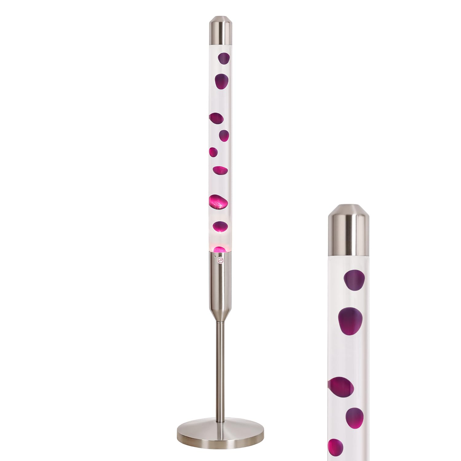 Big Promotion for Sales Boost🔥🔥🔥59-Inch Liquid Motion Lamp, Magma Lamp, Mood Relaxation Light, Purple Wax, Aluminum Alloy and Tempered Glass, Suitable for Home Decoration, Living Room, Office, Bedroom, Cafe