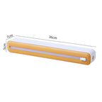 2 in 1 Food Film Dispenser Wrap Dispenser With Cutter Storage Box - Cuts Cling Film & Aluminum Foil, Adjustable-Final 4 Hours: 50%OFF 🔥