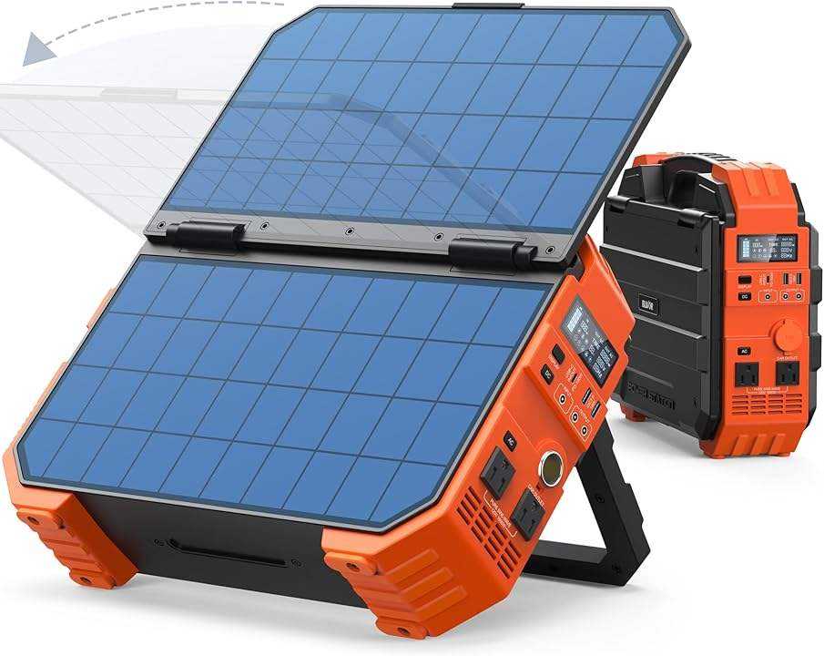 🍃Portable Power Station ✅ Subsidized Price✅ 1024Wh LiFePO4 Battery 1600W AC Output PWM Controller Solar Generator Pure Sine Wave Outdoor Camping RV