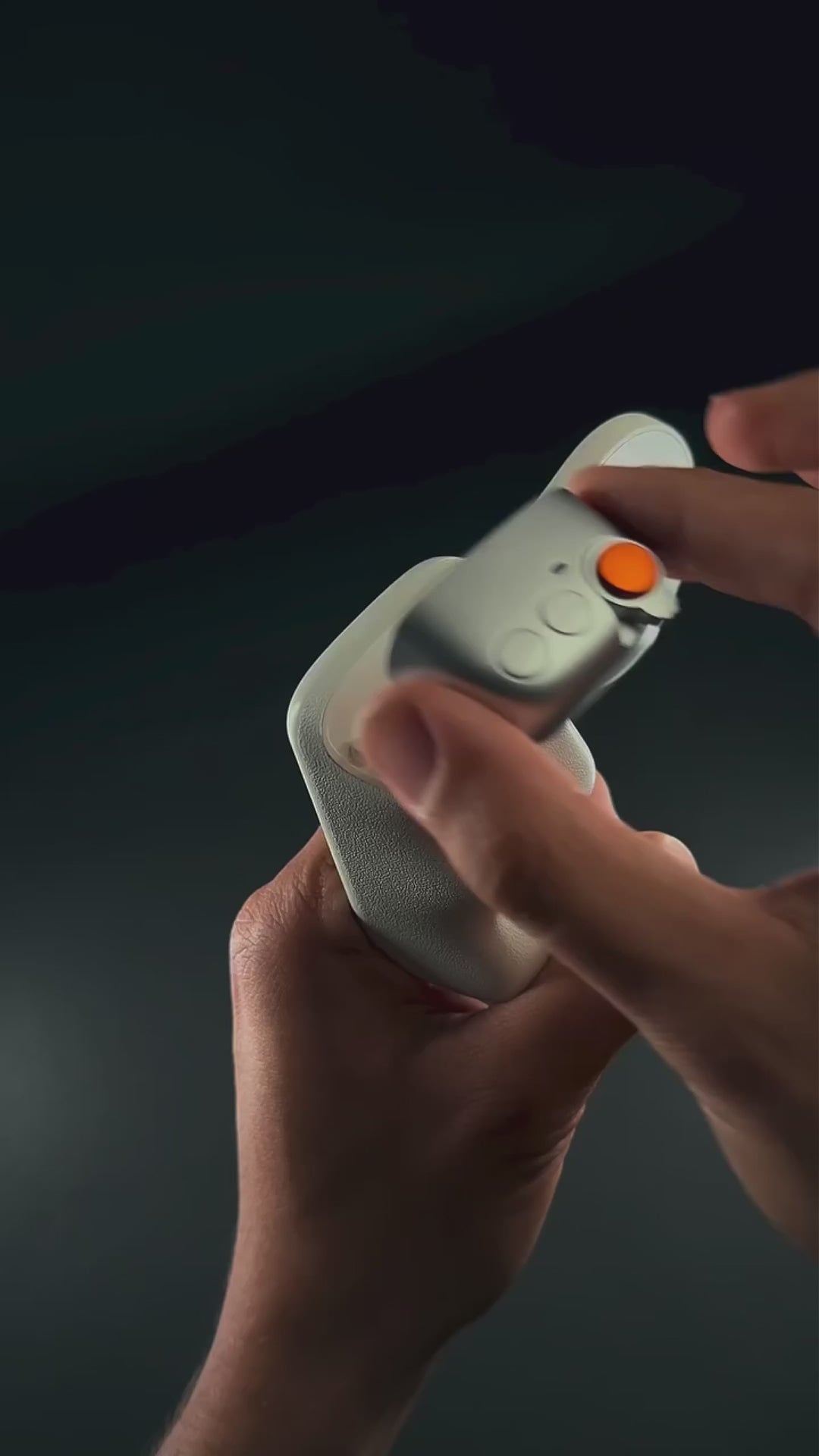Magnetic Camera Stabilizer Grip + Magnetic Fill Light Bundle, Anti-Shake Handheld Photography Handle with Wireless Remote Zoom Control, 180° Rotatable 3 Colors LED Pocket Selfie Ring Light for Phone Shooting Vlog Live Makeup